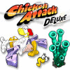 Lade das Flash-Spiel Chicken Attack Deluxe kostenlos runter